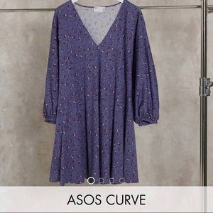 ASOS floaty floral swing dress